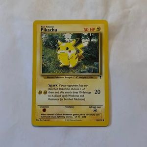 Original 2002 Pikachu card